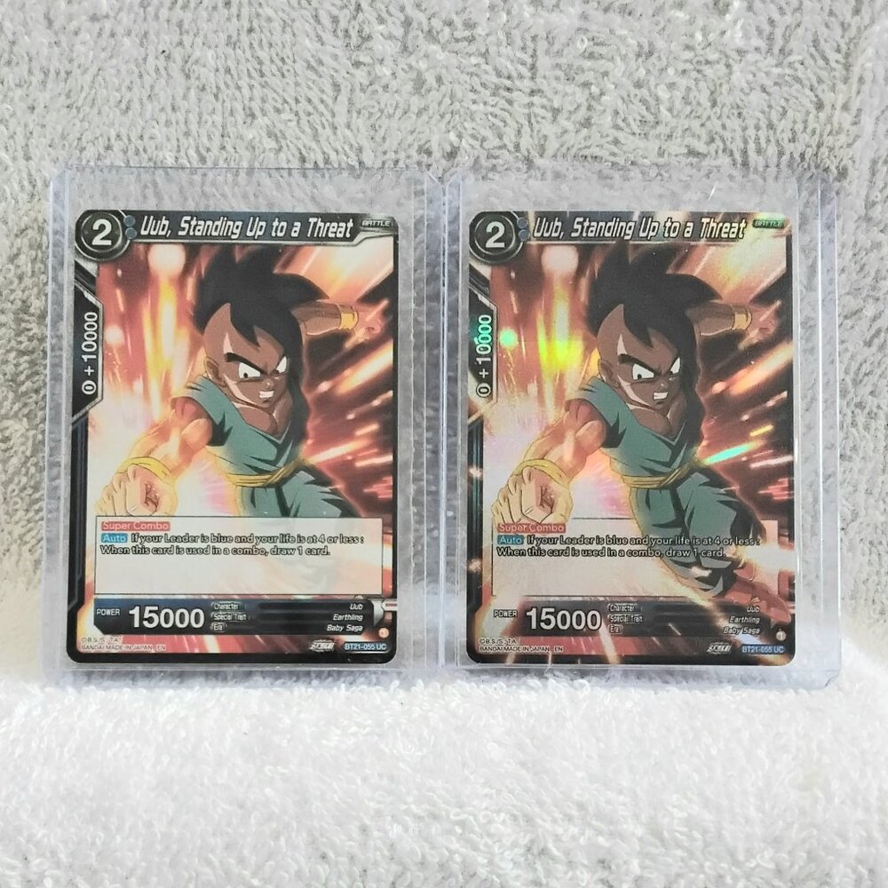 3/$25 Mint 2023 Uub, Standing.. Dragon Ball Super Card BT21-055 UC Base & Holo!!